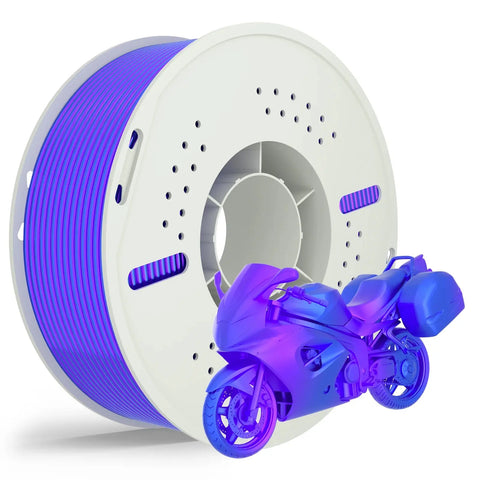 PLA Silk Dual Color 3D Printing Filament 1.75mm 1KG Nevsbye Blue Purple