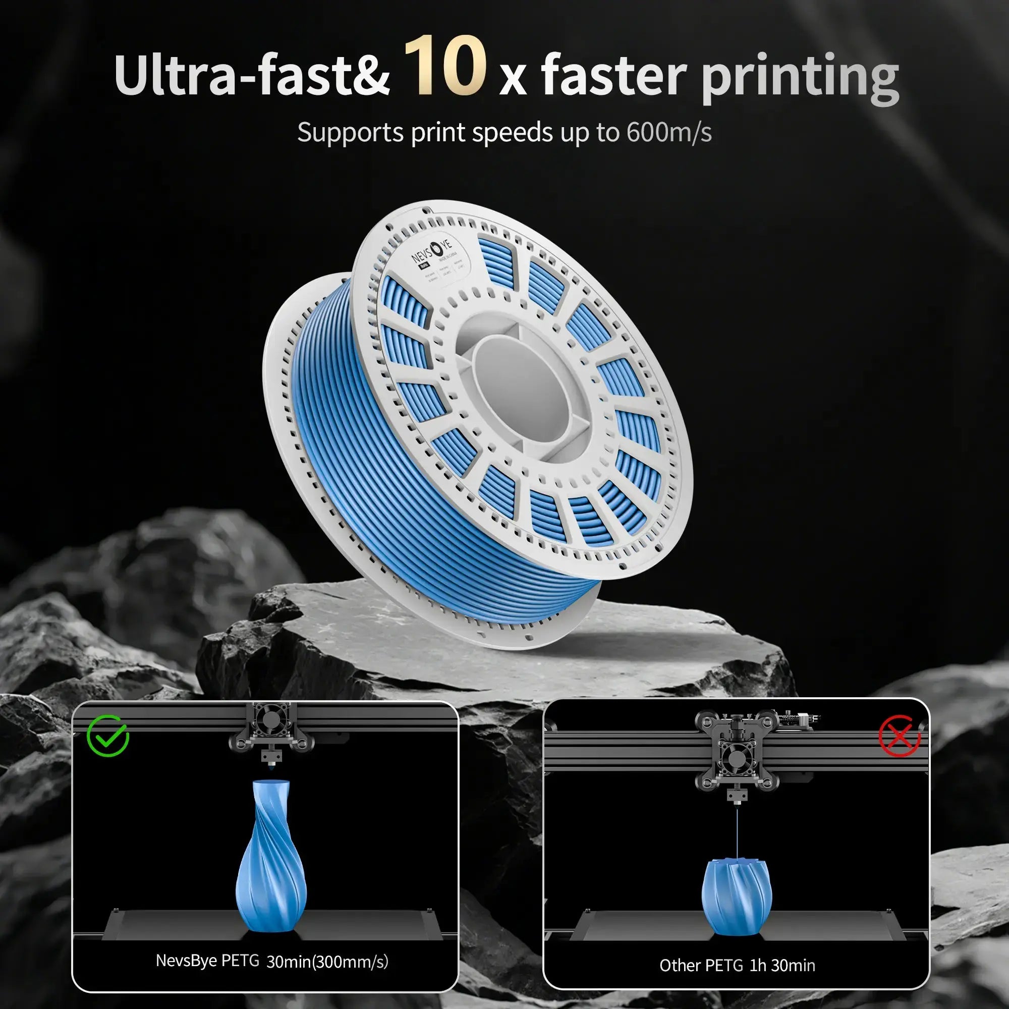 PETG 3D Printing Filament 1.75mm 1KG Nevsbye