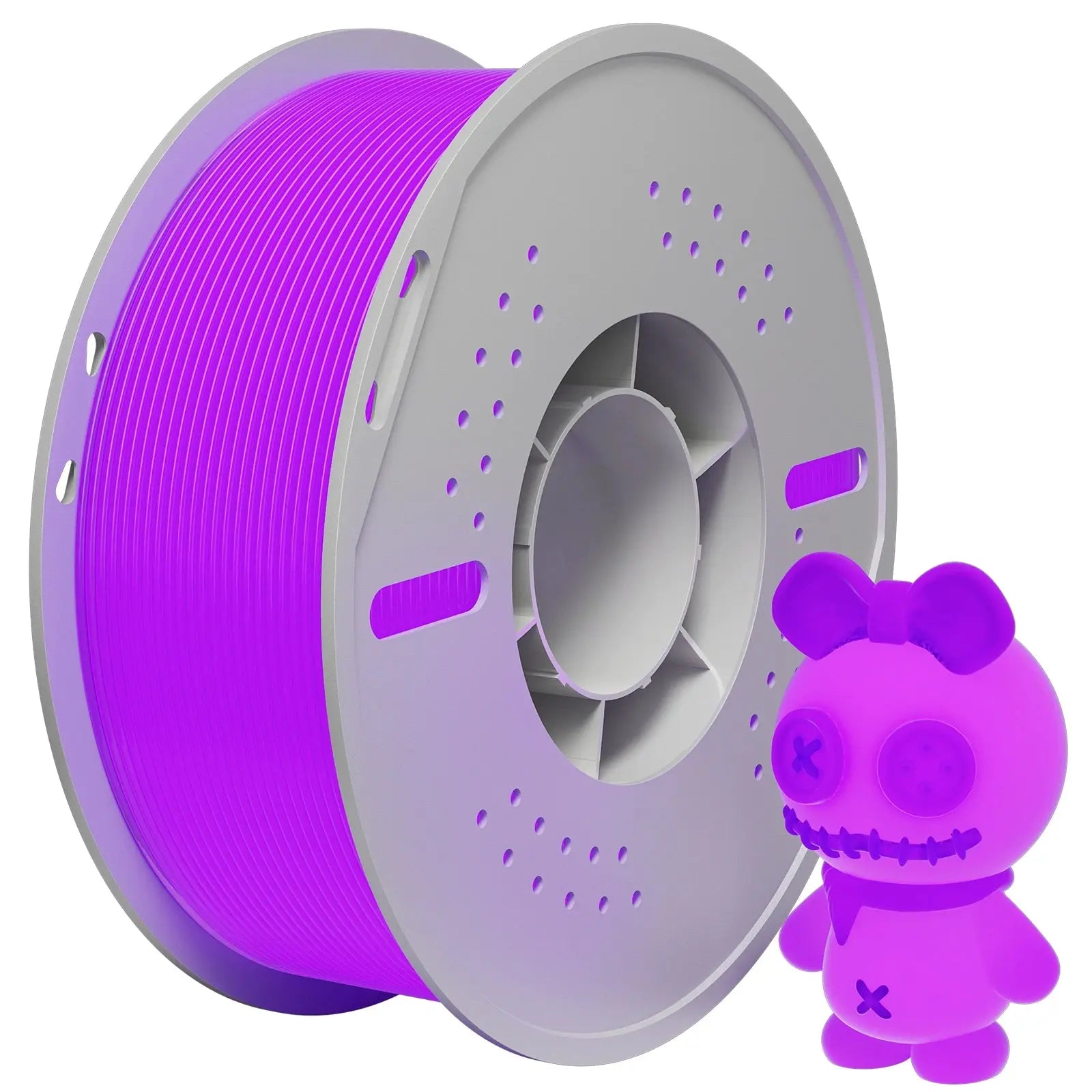 PLA Luminous 3D Printing Filament 1.75mm 1KG Nevsbye Violet