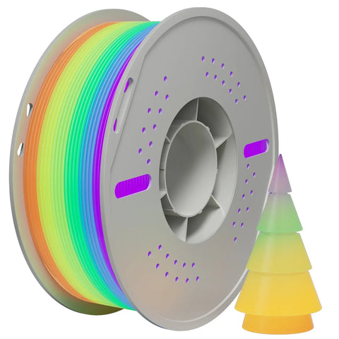 PLA Luminous 3D Printing Filament 1.75mm 1KG Nevsbye Rainbow