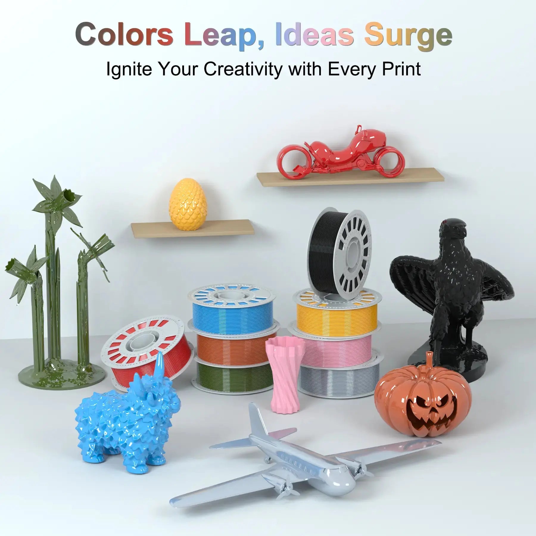PLA Silk 3D Printing Filament 1.75mm 1KG Nevsbye