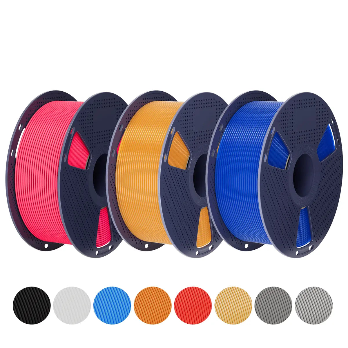 Filamento ABS Per Stampante 3D – 1 Kg, Colore Blu, Diametro 1,75 Mm – Alta Qualità, Riduce L'Effetto Warping