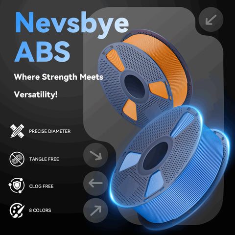 ABS 3D Printing Filament 1.75mm 1KG Nevsbye