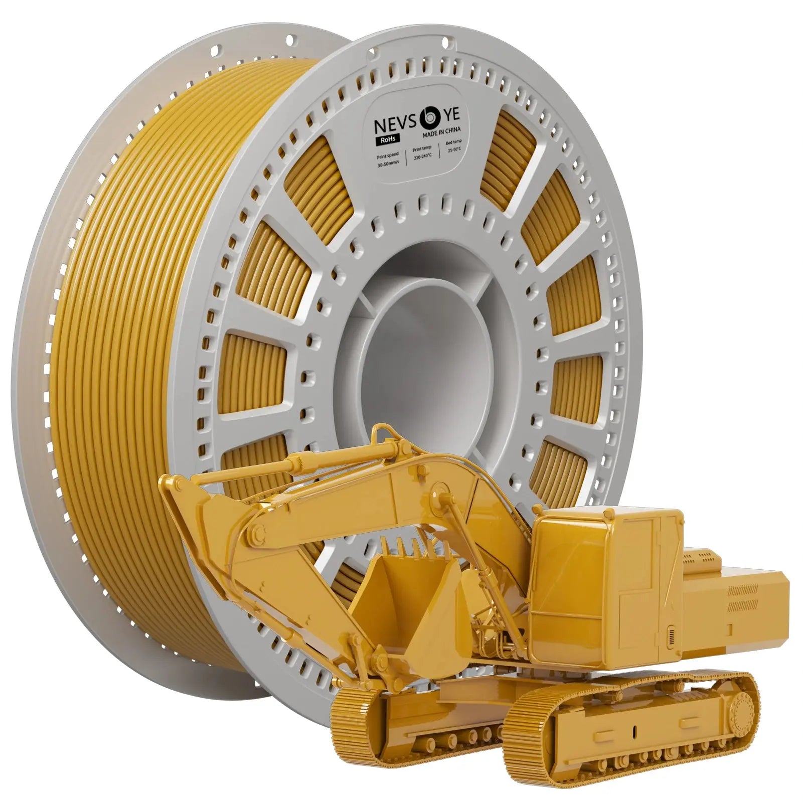 PETG 3D Printing Filament 1.75mm 1KG Nevsbye Gold