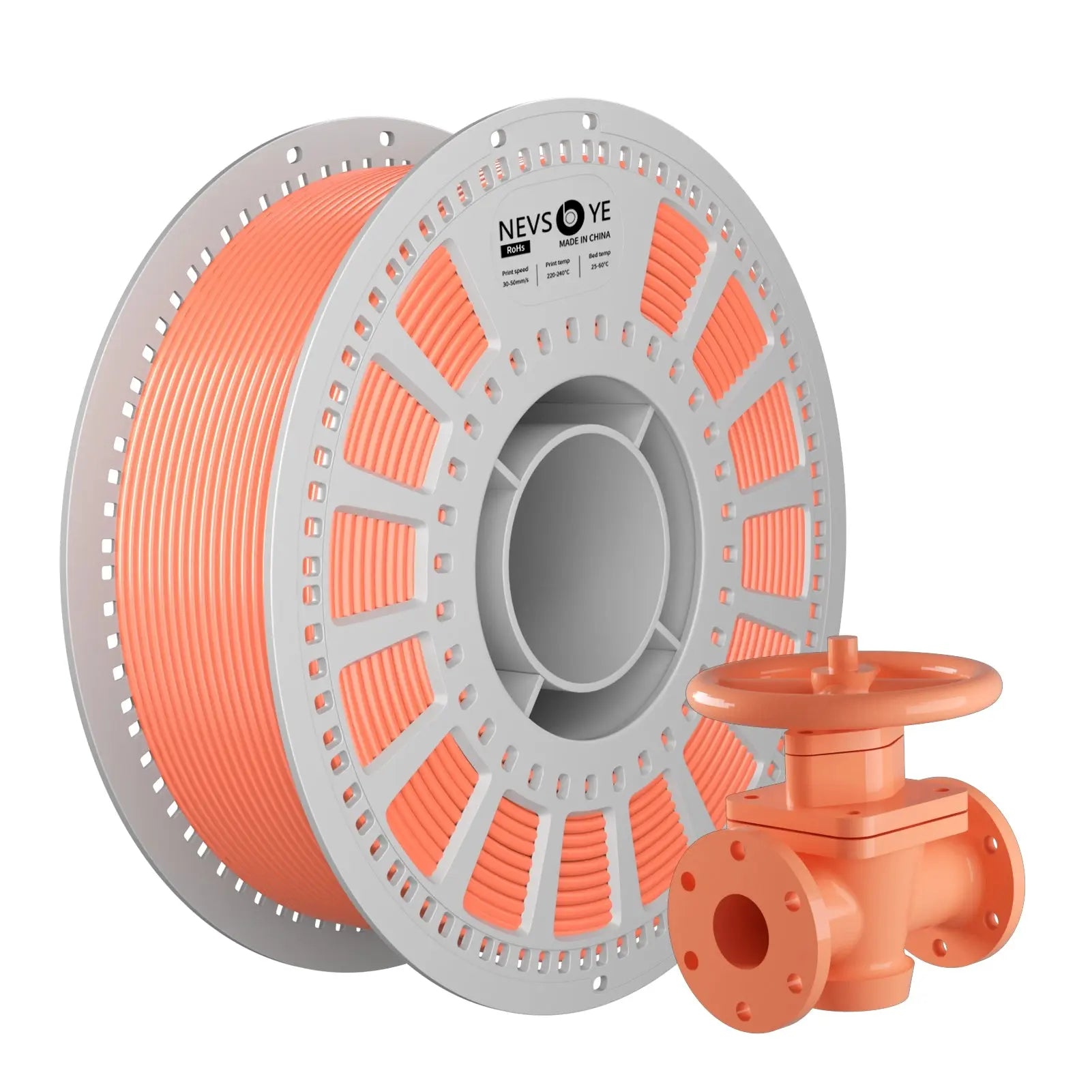 PETG 3D Printing Filament 1.75mm 1KG Nevsbye Orange