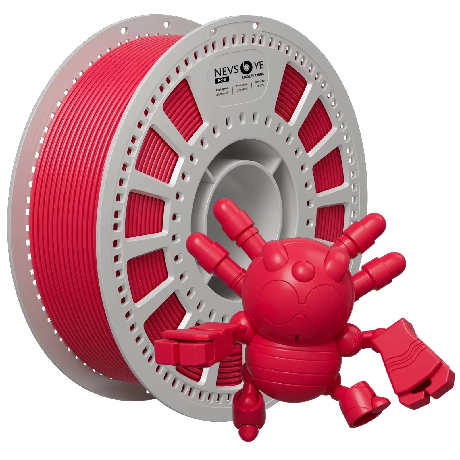 PETG 3D Printing Filament 1.75mm 1KG Nevsbye Red