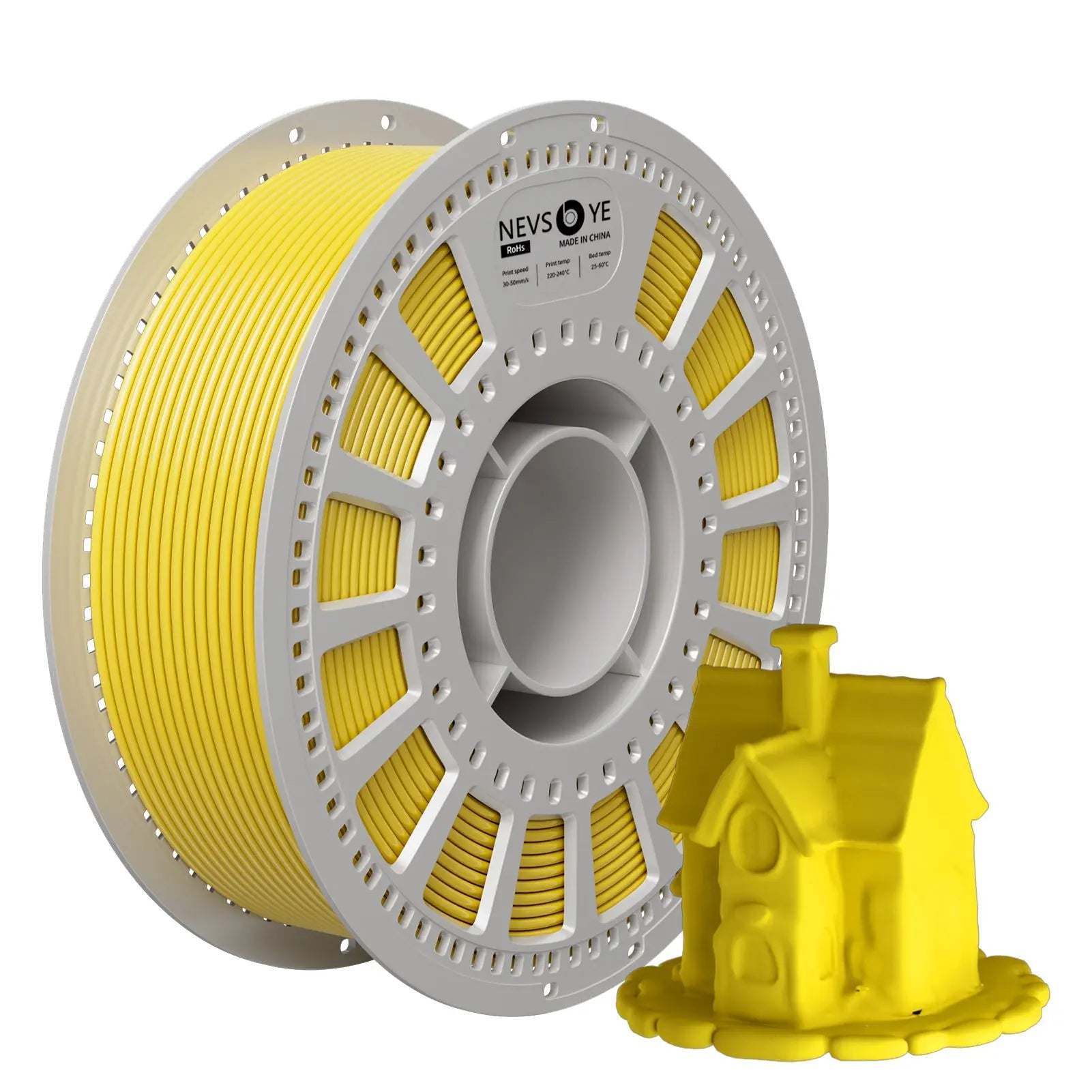 PETG 3D Printing Filament 1.75mm 1KG Nevsbye Yellow