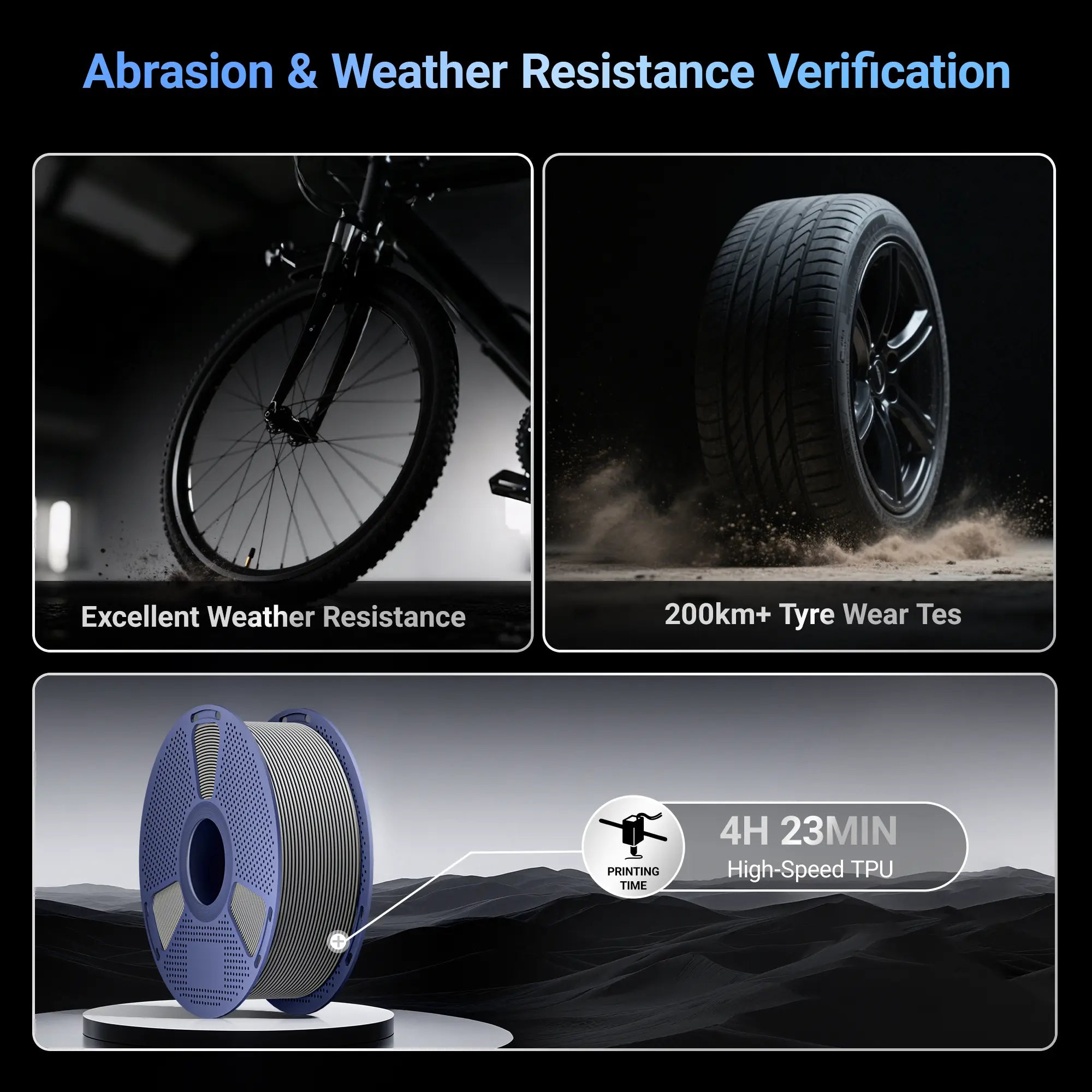 TPU-95A 3D Printing Filament 1.75mm 1KG Nevsbye