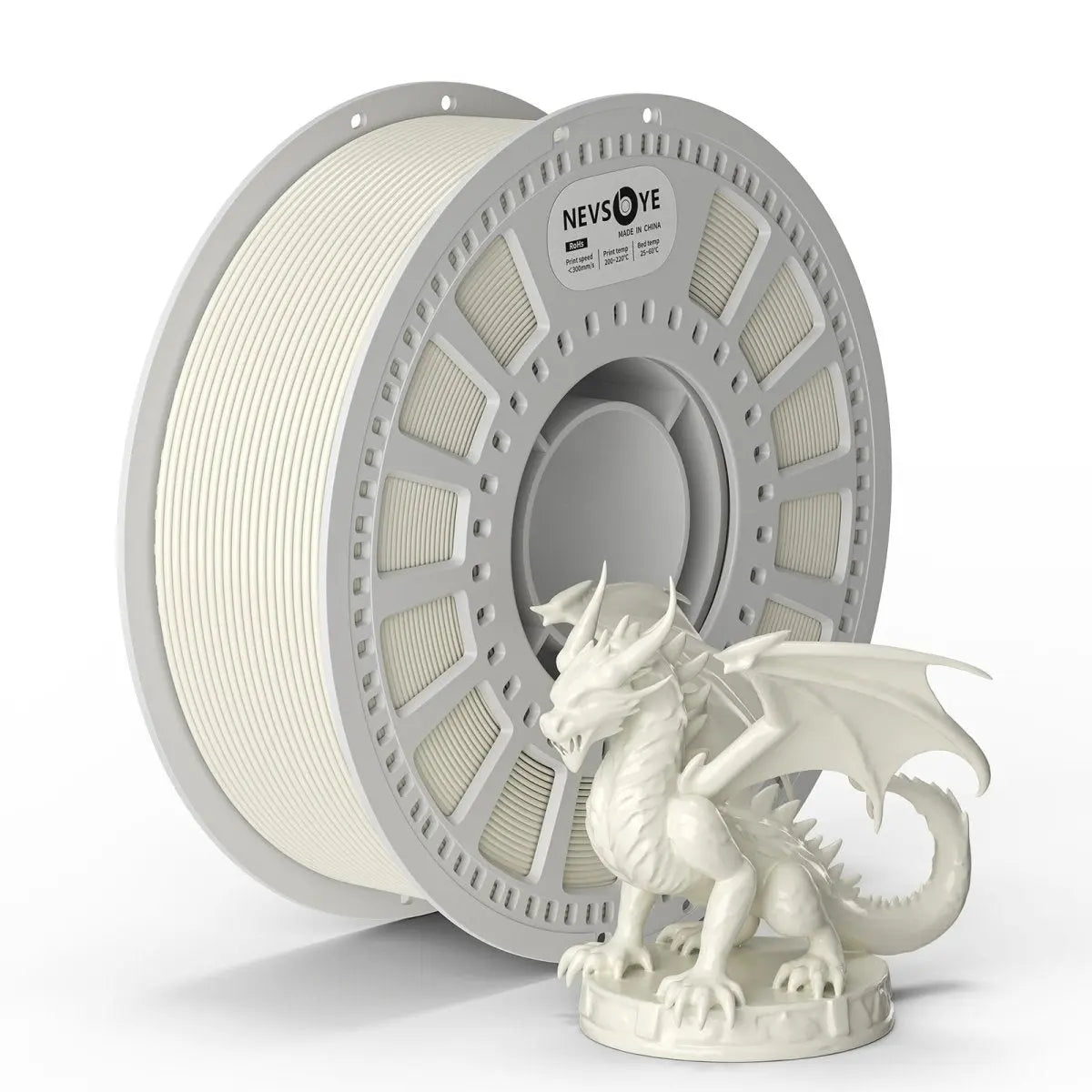 PLA+ 3D Printing Filament 1.75mm 1KG Nevsbye White