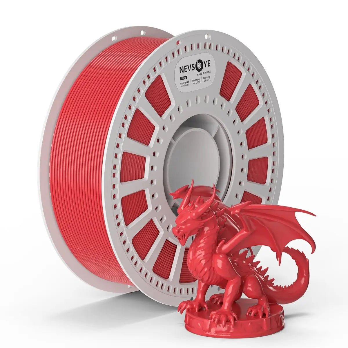 PLA+ 3D Printing Filament 1.75mm 1KG Nevsbye Red