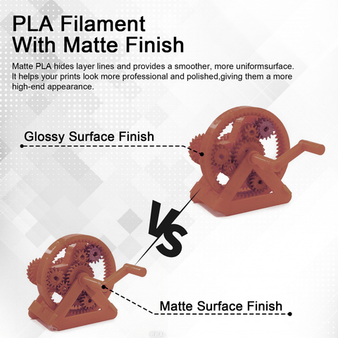 PLA Matte 3D Printing Filament 1.75mm 1KG - NevsbyePLA