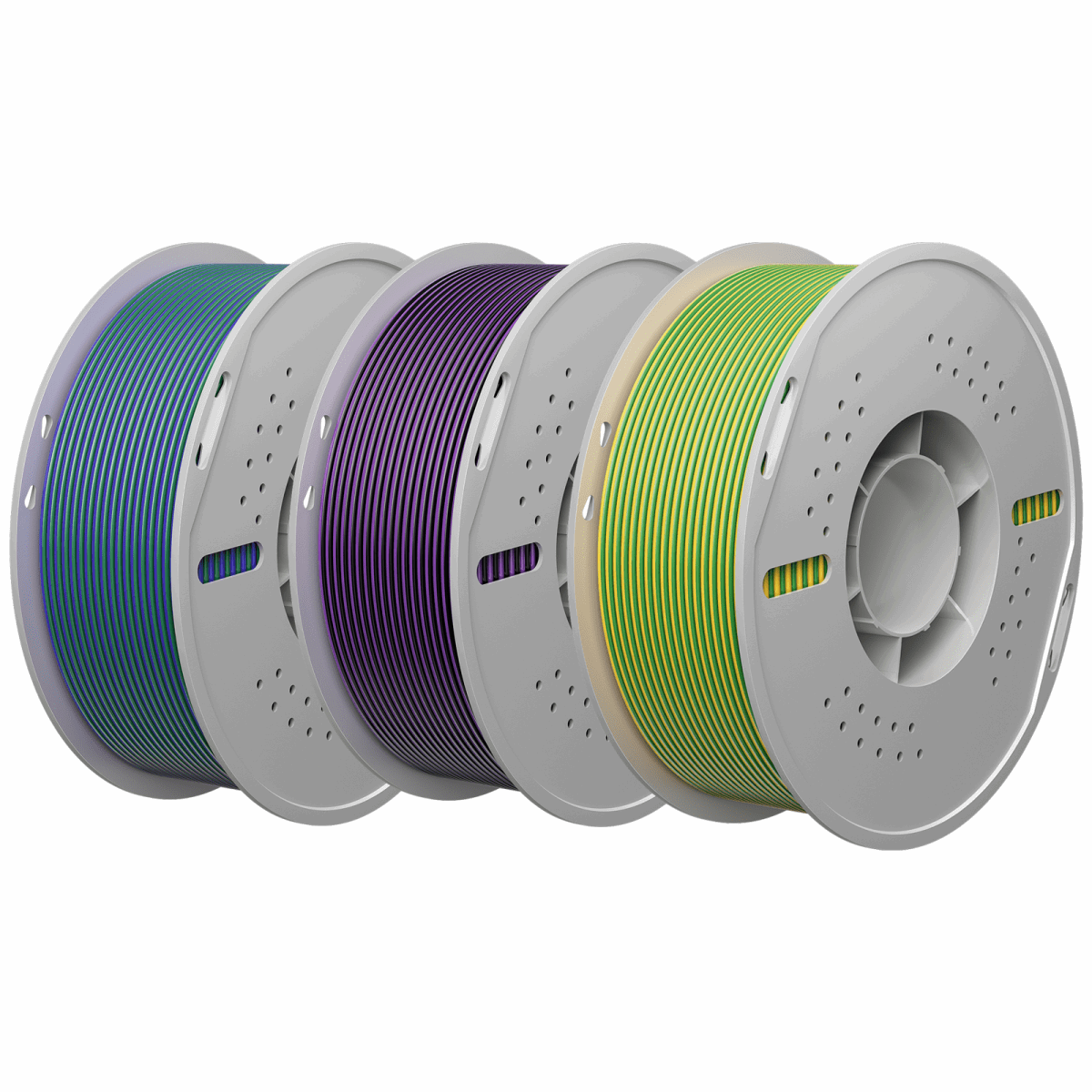 PLA Silk Dual Color 3D Printing Filament 1.75mm 1KG - NevsbyePLA